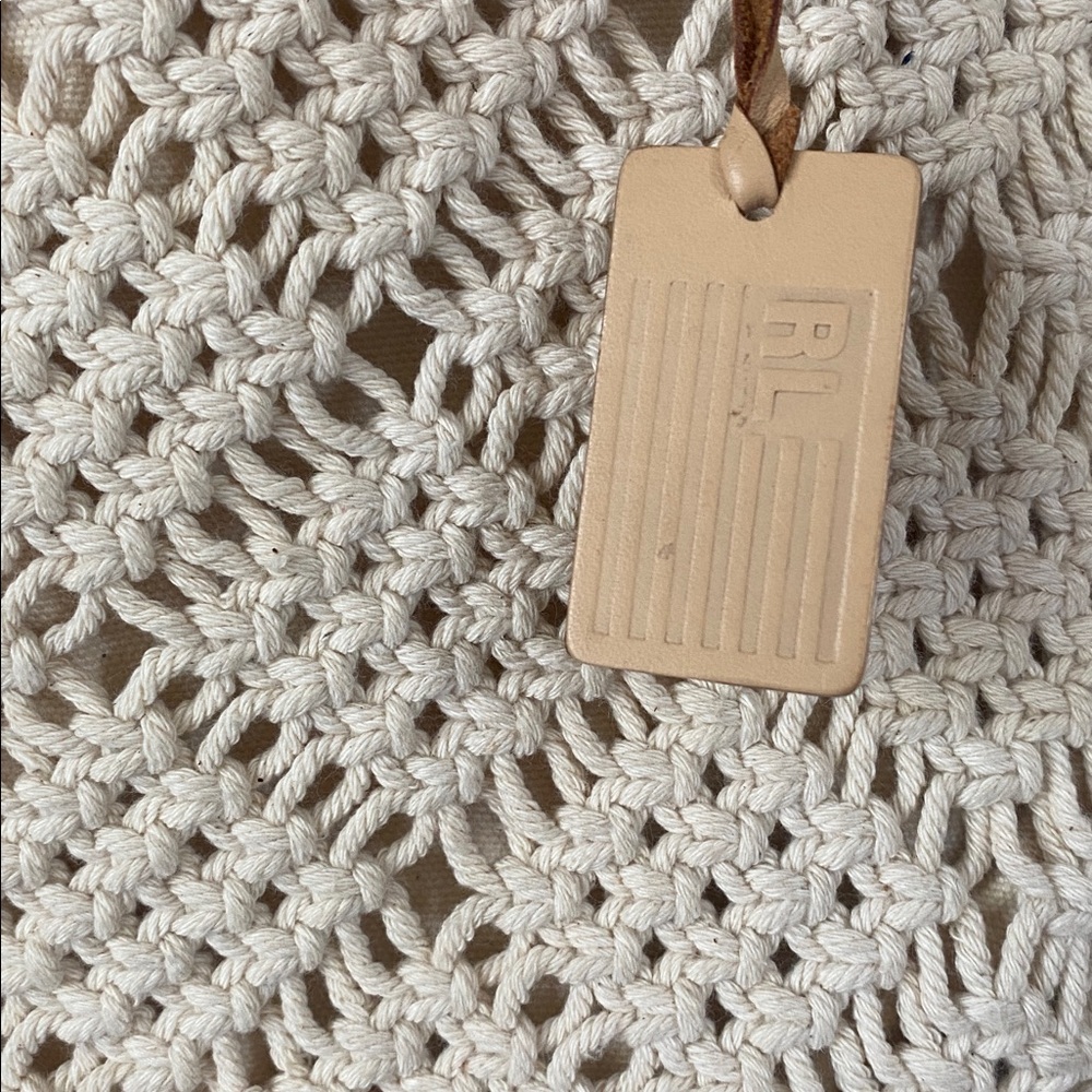 Polo Ralph Lauren Macrame Bag - Picture 3 of 6